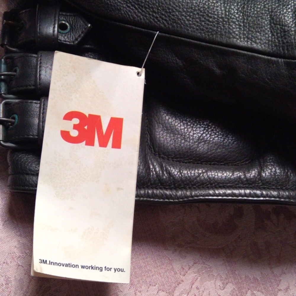 Thinsulate Leather Motorcycle Jacket - image 5